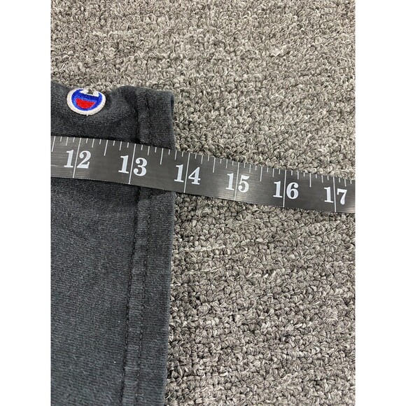 VINTAGE Champion Shirt Black Short Sleeve Crew Tee Streetwear Adult Mens Medium - Picture 8 of 15